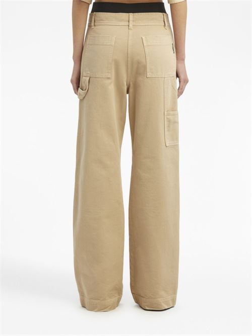 Cotton trousers PALM ANGELS | PWCF008E23FAB0016161